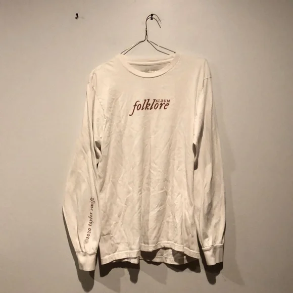 テイラースウィフト Folklore Pullover Longshirt Taylor Swift Folklore Era Crew neck Sweatshirt | eBay